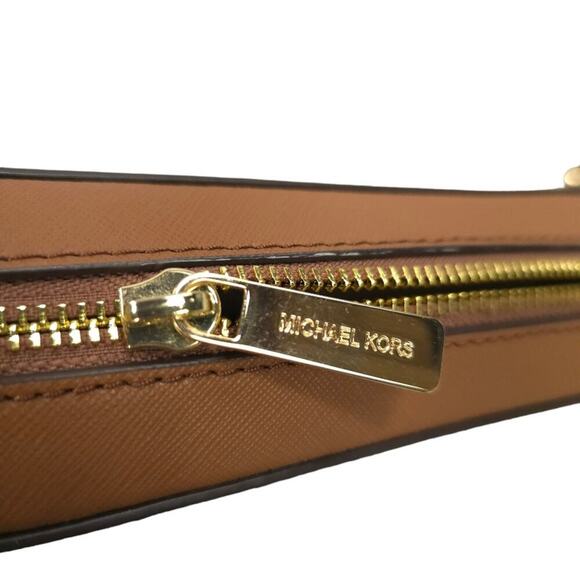 Michael Kors Large Jet Set East West Saffiano Crossbody Bag - Picture 11 of 14